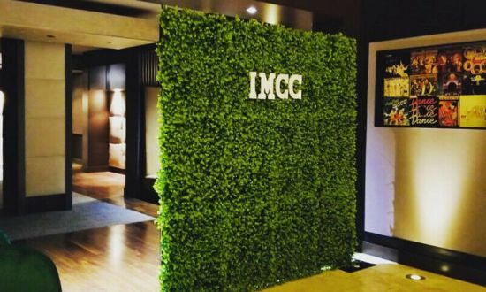 Green Grass Wall Corporate Party