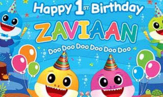 birthday baby shark theme